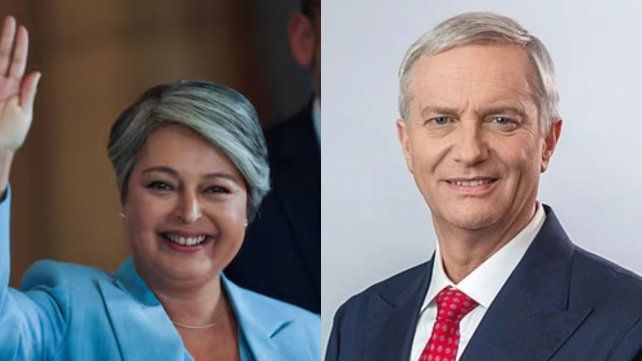 Jeannete Jara y José Antonio Kast