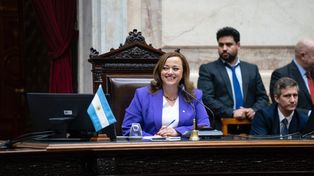La presidenta de la Cámara de Diputados, Cecilia Moreau.