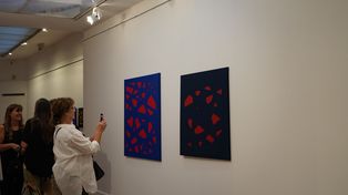 Marcelo Villegas, una potente muestra de arte abstracto en el Museo Castagnino