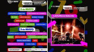 El viernes 2 y sábado 3 de mayo en la Estación Belgrano tendrá lugar el festival Tribus 15 aniversario. La venta de las últimas entradas se encuentra disponible