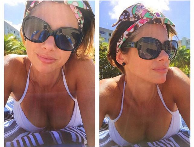 La sexóloga Alessandra Rampolla, una diosa en ropa interior