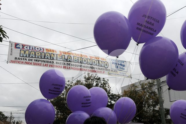 Los familiares de Marianela Brondino  se movilizaron el lunes 5 de mayo