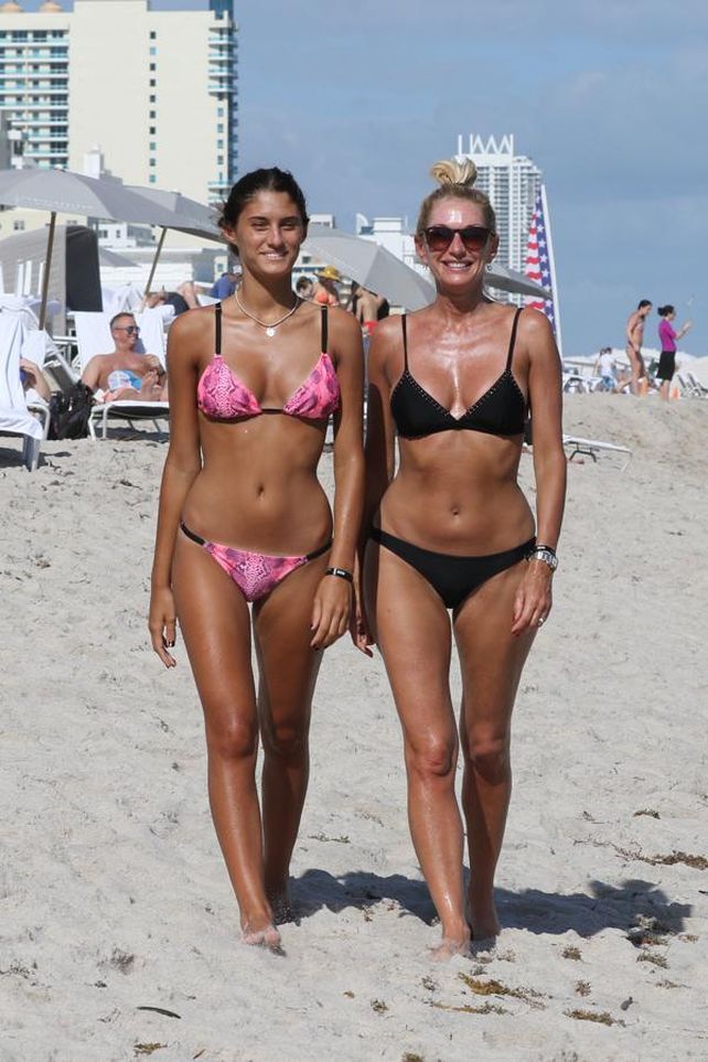 Yanina Latorre y su hija Lola se llevaron todas las miradas en Miami por su belleza y parecido físico