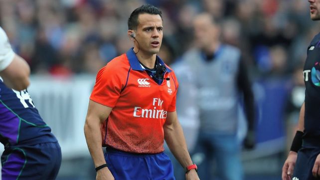 Nic Berry arbitrará el duelo entre Los Pumas y All Blacks