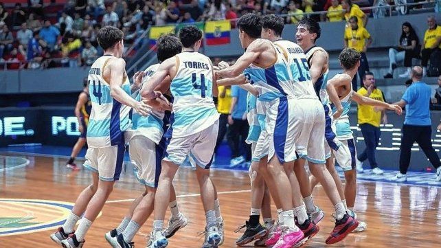 Argentina U15 le ganó a Ecuador y clasificó a la AmeriCup