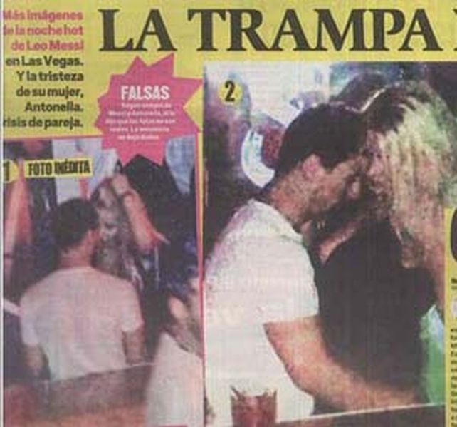 El diario Muy publicó nuevas fotos de Messi para comprobar la veracidad de las imágenes.