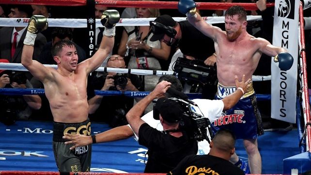 Polémico empate entre Canelo Alvarez y Golovkin en Las Vegas