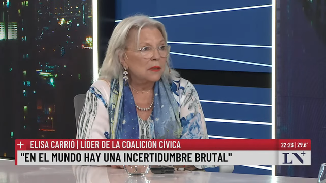 Lilita Carrió volvió al ruedo