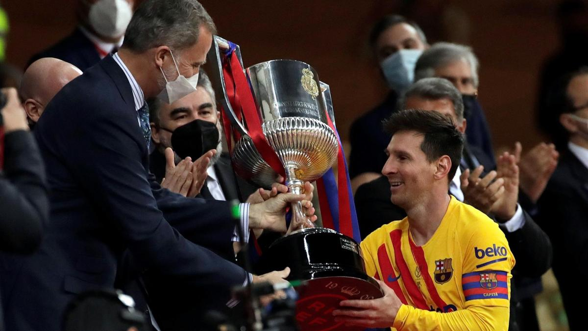 Leo Messi brilló y Barcelona es campeón de la Copa del Rey