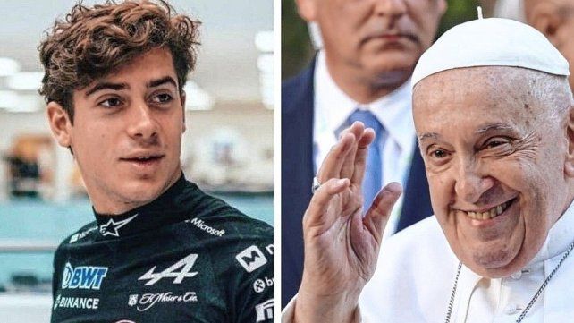 Colapinto dejó un recuerdo particular del papa Francisco Colapinto dejó un recuerdo particular del papa Francisco