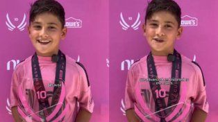 Ciro Messi fue elegido figura de la final en Inter Miami y protagonizó un tierno momento