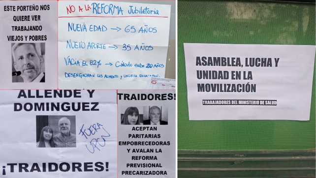 ATE protestó frente a Salud contra la reforma previsional