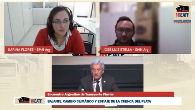 Especialistas del SMN y del INA analizaron el clima y el estado de la Cuenca del Plata.