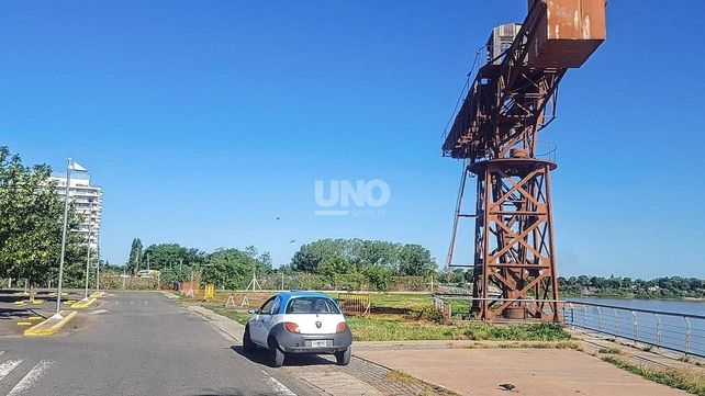 Desmoronamientos. Las autoridades del Puerto solicitaron no circular ni acercarse al borde del muelle