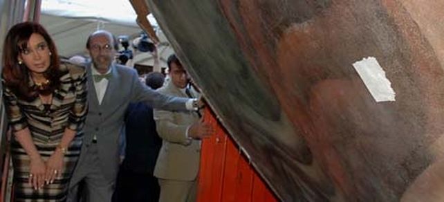 El gobierno rescat&oacute; de un dep&oacute;sito un hist&oacute;rico mural de Siqueiros