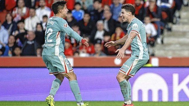 Asistencia de Simeone a Álvarez en el triunfo de Atlético de Madrid