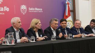 Mauricio Macri brindó una conferencia de prensa el último viernes en la capital provincial.