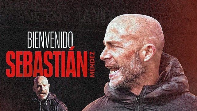 Sebastián Méndez fue oficializado como nuevo DT de Newells.