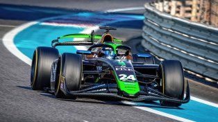 Varrone deslumbró en los ensayos de la Fórmula 2 en Abu Dhabi