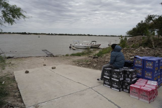 Parte de los trabajos realizados. Se prevé que las tareas en la costa rosarina estén finalizadas en 15 días.
