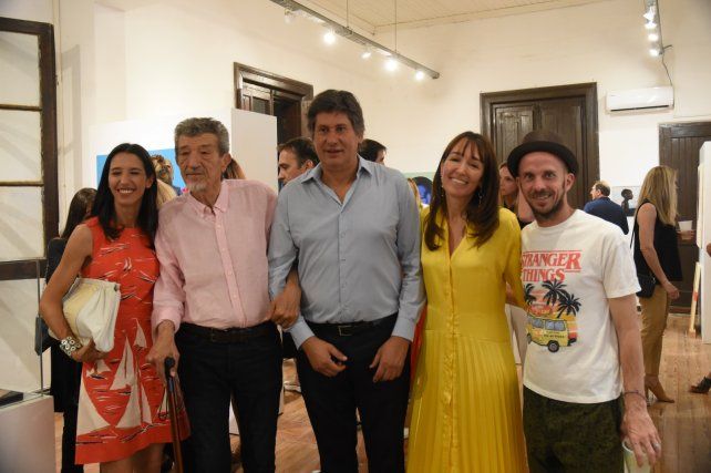 Luti y Tati Vernet, Roly Santacrose, Ramiro RA y Barby Vernet.