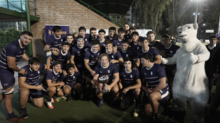 El M20 del Ñandú festeja tras quedarse con un partido sumamente parejo. El equipo demostró que en Rosario hay material.