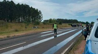 Tragedia vial en la Ruta 136: dos muertos y una mujer embarazada internada