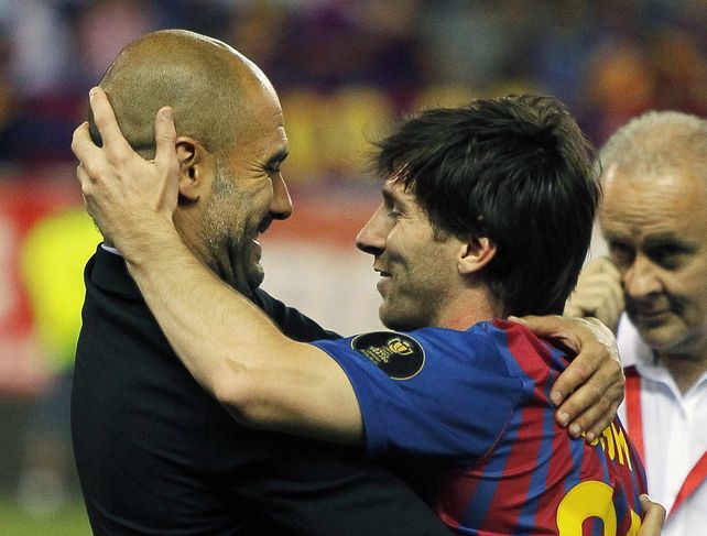 Guardiola aseguró que Messi debe quedarse en Barcelona durante el resto de su carrera