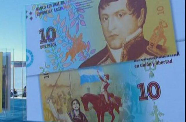 Cristina Kirchner presentó el nuevo billete de 10 pesos