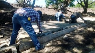 Se trabaja en la puesta en valor de la Plazoleta Gustavo Bruzzone