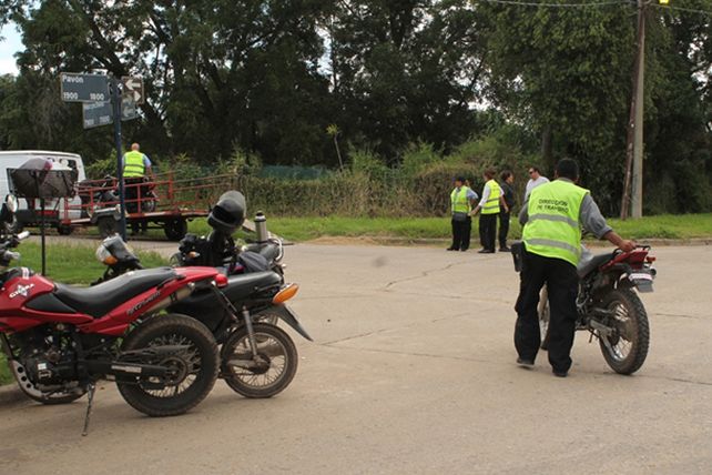 Controles de tránsito en los barrios, para colaborar con la seguridad