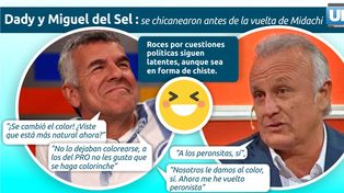 Dady y Miguel del Sel se chicanearon antes de la vuelta de Midachi