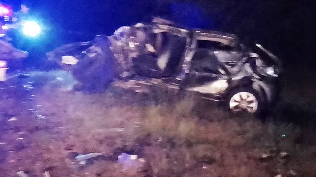Falleció una mujer que había quedado herida en un choque frontal en ruta 12