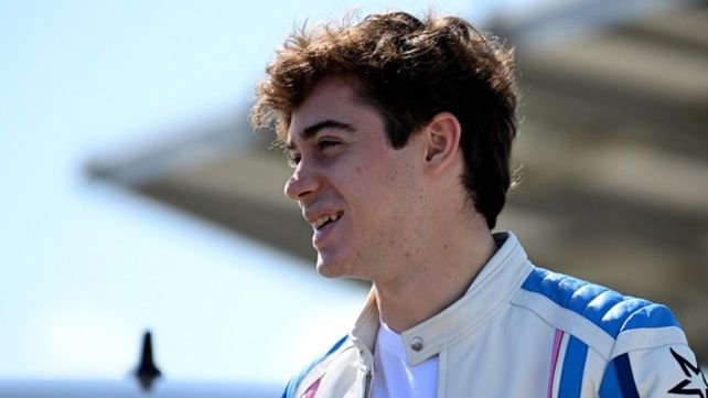 La sonrisa de Franco Colapinto en Silverstone. Fue un viernes donde se lo vio más protagonista con el Alpine.