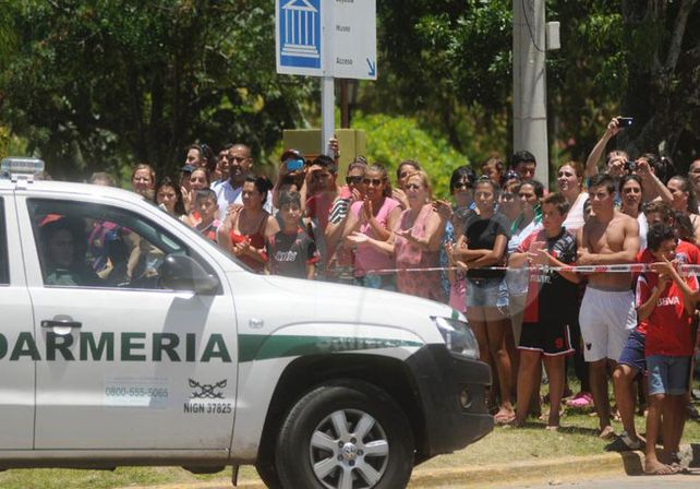 Cayastá. La Comisaría 5ª de la localidad se convirtió en uno de los escenarios más importantes del desenlace / Foto: Juan Manuel Baialardo - Uno Santa Fe
