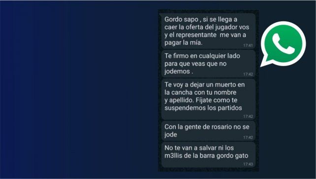La amenaza que recibió el presidente de Unión Luis Spahn.