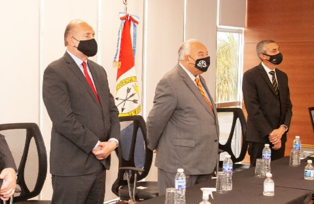La Corte Suprema recibe al gobernador de la provincia