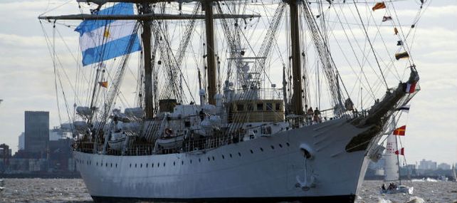El buque escuela emprendrá pronto el viaje de retorno al país.