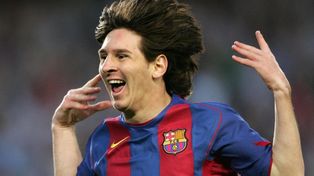 Messi, en sus primeras épocas en Barcelona. Marcelo dijo que era muy rápido.