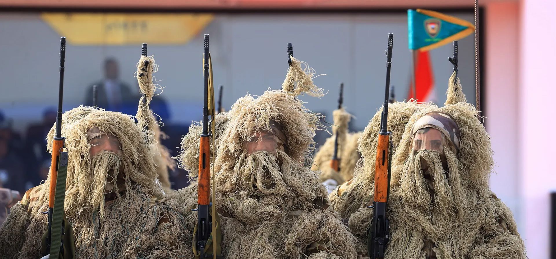 Un desfile militar conmemora el día de la policía iraquí en Bagdad, Irak. Fotografía: Anadolu/Getty Images Un desfile militar conmemora el día de la policía iraquí en Bagdad, Irak. Fotografía: Anadolu/Getty Images