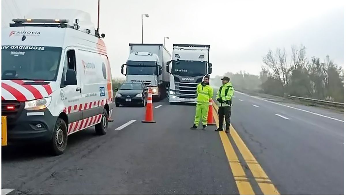 Puente Zárate - Brazo Largo: se liberó el tránsito en Ruta 12