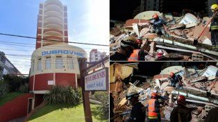 Un edificio de diez pisos se derrumbó a primera hora de este martes en la ciudad bonaerense de Villa Gesell&nbsp;