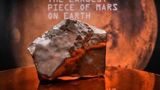 Un meteorito que cayó desde Marte fue subastado en 5