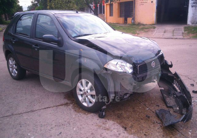 Así quedaron los vehículos tras el accidente.