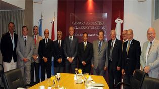 Bonfatti se reunió con la Cámara Argentina de la Construcción en Santa Fe