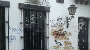 Vandalismo en barrio Sur: incendiaron una ventana del Museo Etnográfico