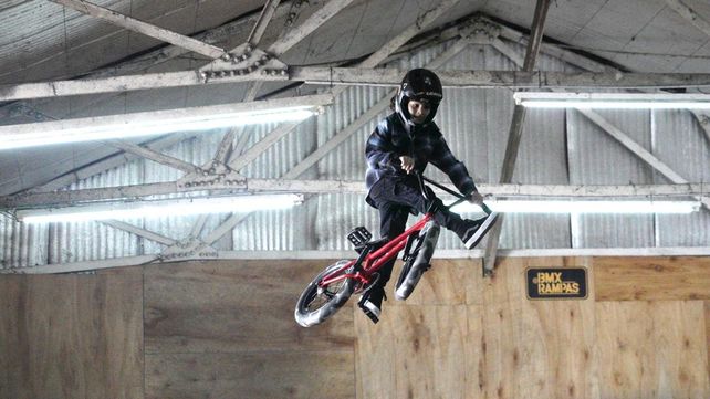 Máximo Peralta&nbsp;tiene ocho años y es campeón nacional de BMX y es el único referente rosarino de su categoría en todo el país.