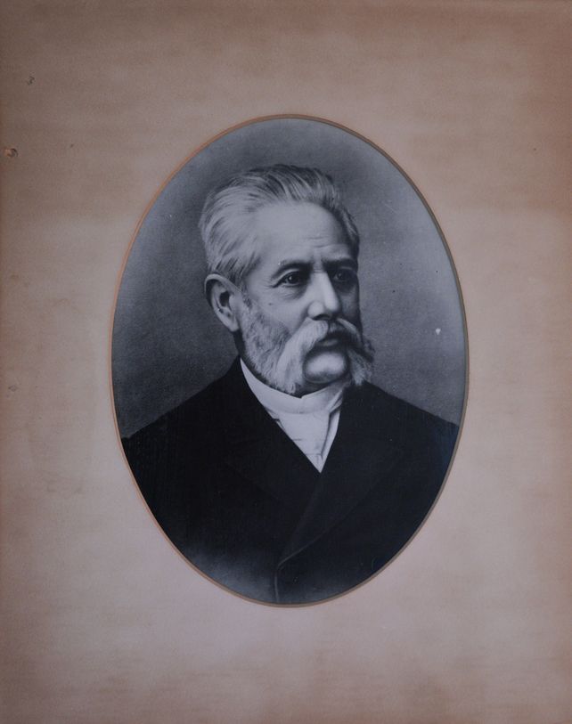 Ovidio Lagos, fundador del diario La Capital. 