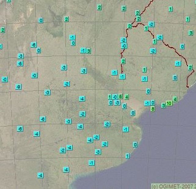 Clima y agro: Llegaron las heladas a la zona núcleo