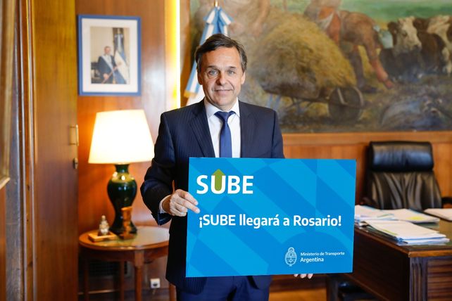 El Ministro de Transporte de la Nación